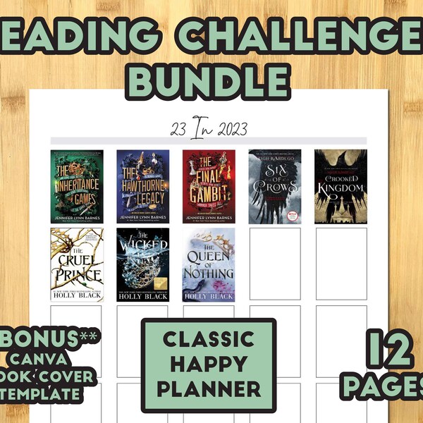 Books And Read Tracker Printable Etsy