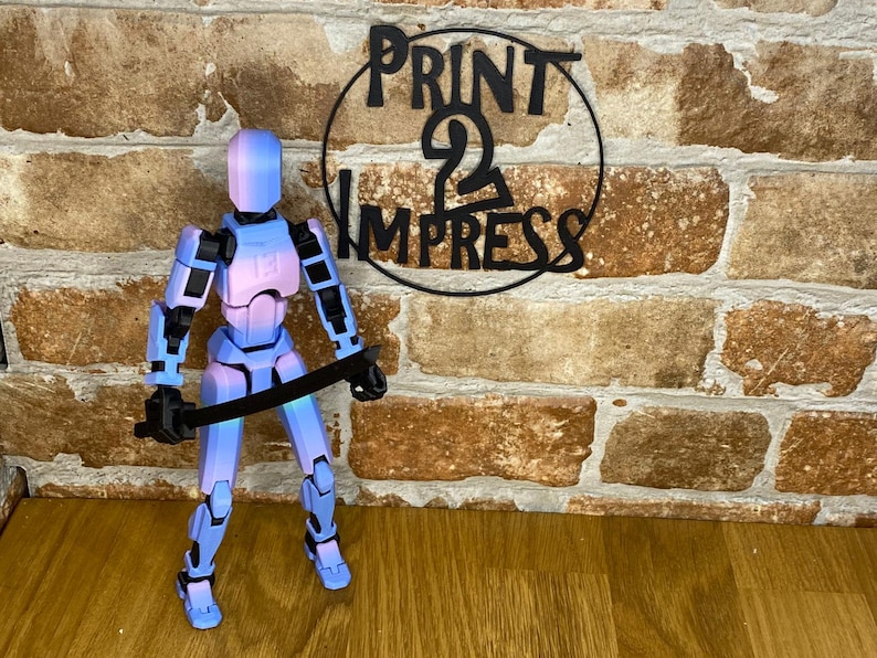 3D printed articulated dummy 13 action figure- available in a variety of colours - gift - collectable- creator soozafone 画像 5