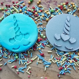 Unicorn embosser stamp - personalized icing stamp - cupcakes - birthday - personalized cakes