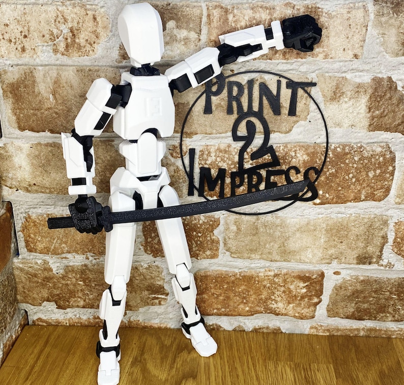 3D printed articulated dummy 13 action figure- available in a variety of colours - gift - collectable- creator soozafone 画像 10