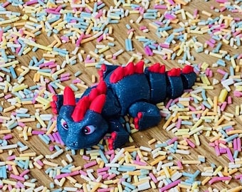 3D Printed articulating Cute Dragon in 2 sizes fun collectable gifts