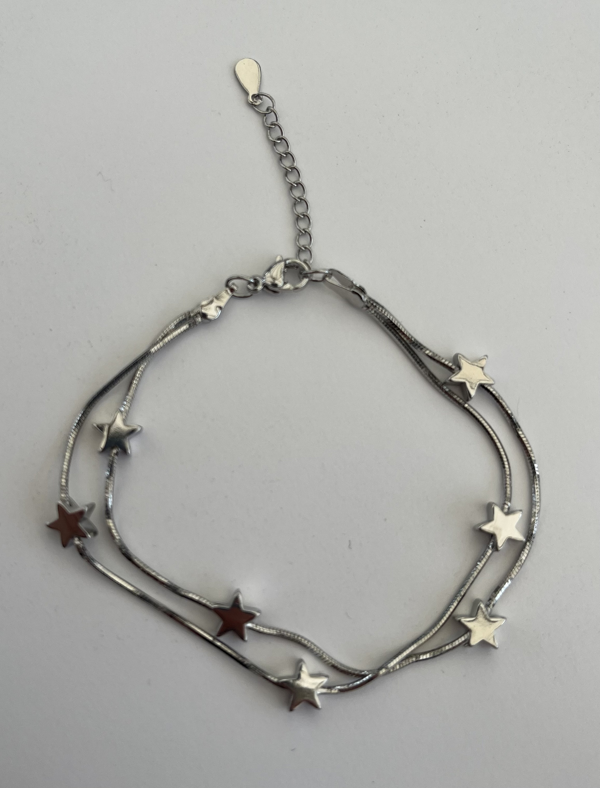 Silver Star Bracelet Etsy UK
