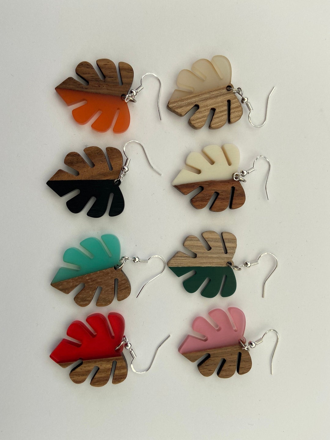 12 Pares De Pendientes Colgantes De Flores Con Forma De Círculo De Gota