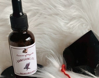 Banishing Ritual Oil: Anointing Spell Oil, Protection