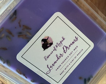 Lavender Soy Wax Melts: Calming Aromatherapy, Lavender Flowers