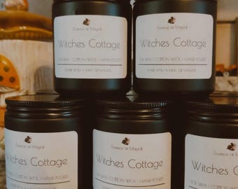 Witch's Cottage Scented Candle: Dragon's Blood, Patchouli, Frankincense