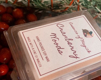Cranberry Woods Soy Wax Melts: Holiday Scent