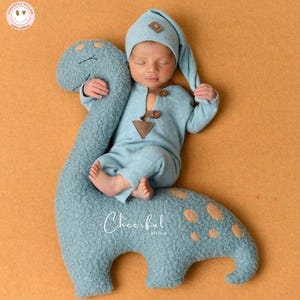 Newborns Dinosaur Posing Pillow Dino-Inspired Baby Photo Props Pillow Dinosaur Shape Support Pillow Baby Photography