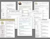 8 Editable Resume Templates - Editable Resumes - Editable CV - Teacher Resume - Customizable Resume Templates - PowerPoint Resume Templates