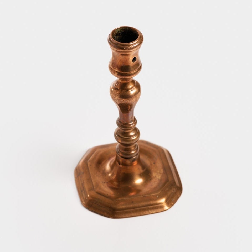 18th Century Brass Candlestick -  Canada