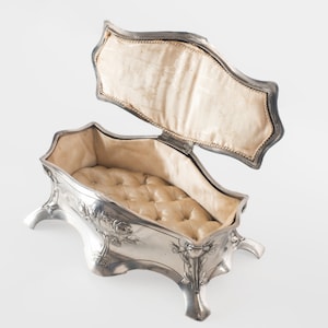WMF Art Nouveau silver plated jewelry box