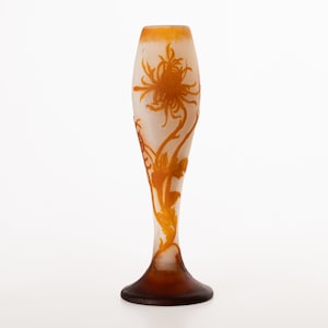 Chrysanthemum vase, Emile Galle, Nancy 1904