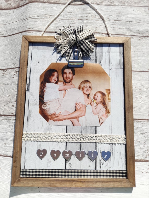 Family picture frame Etsy