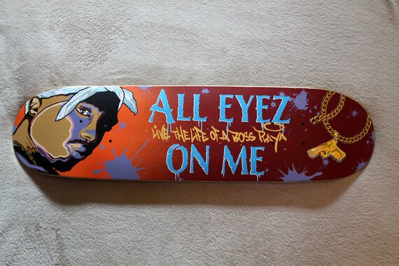 Zeal hellige honning 2pac Tupac Shakur Custom Skateboard Hip Hop Wall Art - Etsy