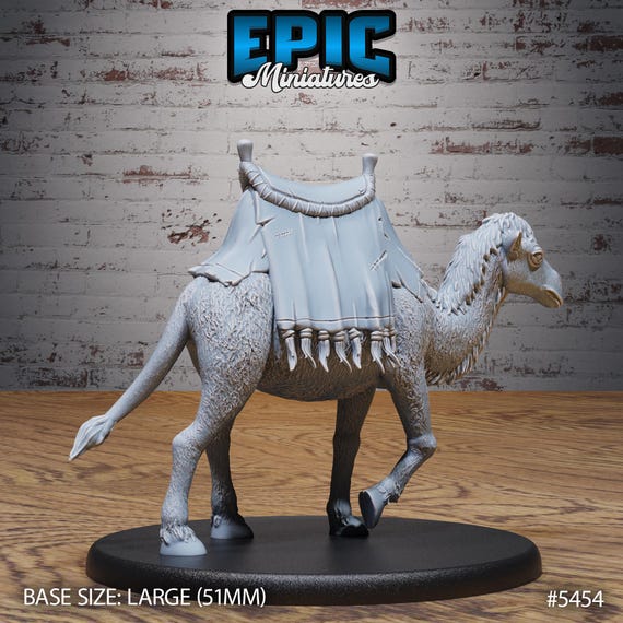 Camel (2 Variants Available) - Epic Miniatures - Etsy