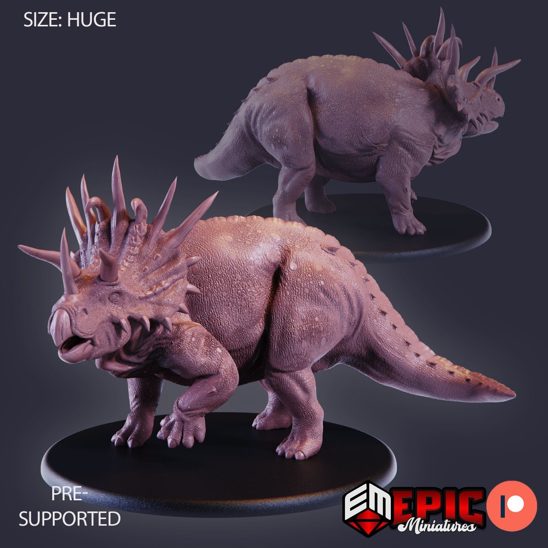 Triceratops (6 Variants) Epic Miniatures New Zealand
