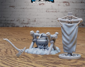 Camp Tents Scatter Set 1 - Epic Miniatures