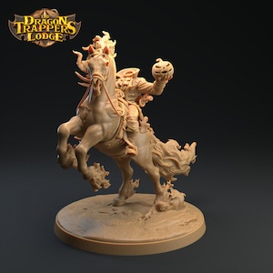 Kopfloser Reiter, der Albtraum reitet (2 Varianten verfügbar) - Drachen-Trapper&#39;s Hütte
