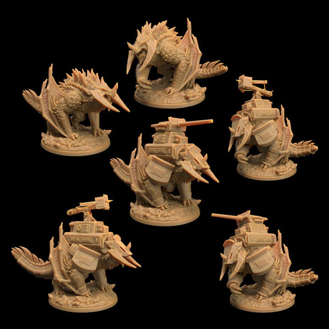 Siege Wyverns (6 Variants Available) - Dragon Trapper's Lodge - Etsy