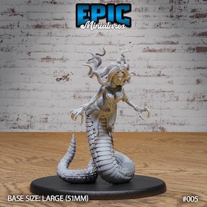 Lamia, Set 2 - Masked (3 Variants Available) - Epic Miniatures