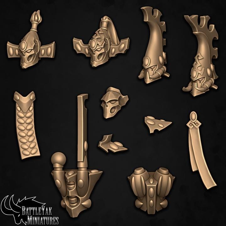 Fogli Decalcomanie Aeldari Craftworlds X2 – Warhammer 40k, Transfer Per Eldar, Games Workshop 2019