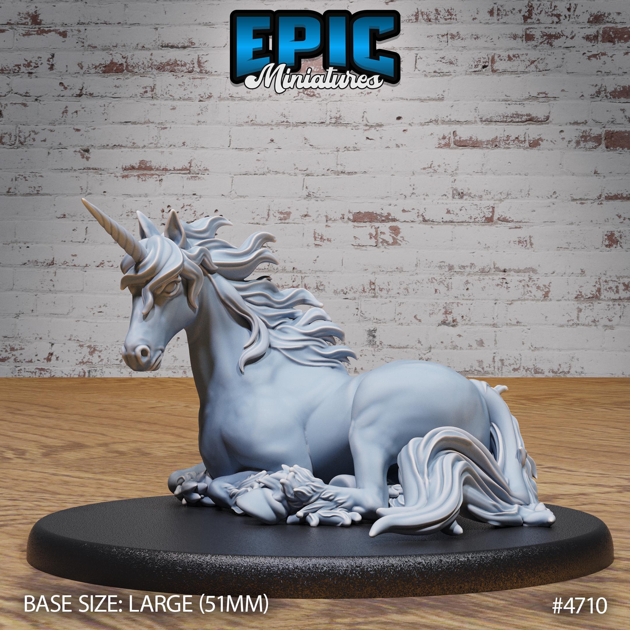Unicorn, Classic (3 Variants Available) - Epic Miniatures - Etsy