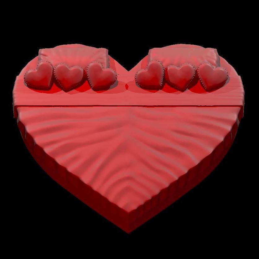 Spinning Heart Shaped Bed Mimic - MZ4250 - Etsy