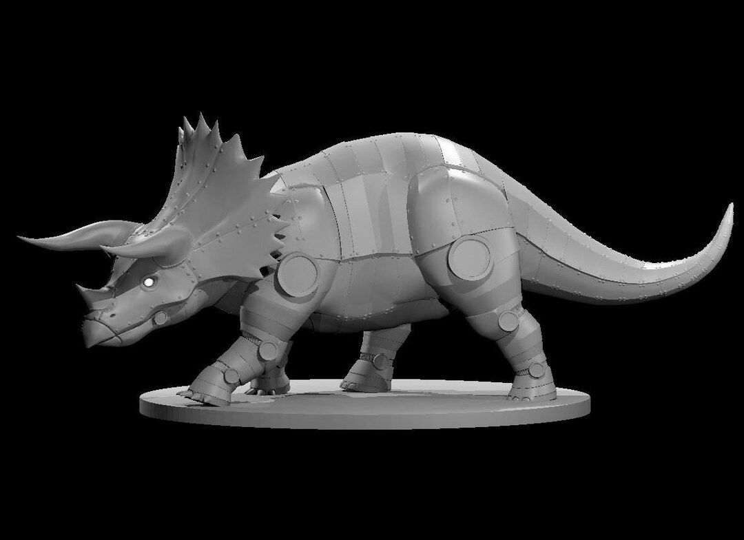 Clockwork Triceratops - MZ4250 - Etsy UK