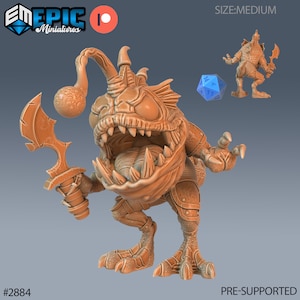 Angler Fish Folk (3 Variants Available) - Epic Miniatures