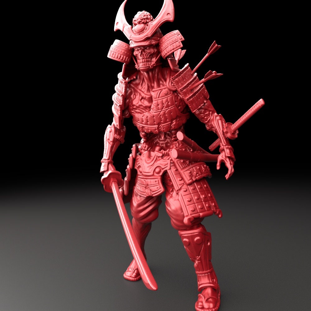 Zombie Samurai (3 Poses Available) - Brayan Nafarrate - Etsy
