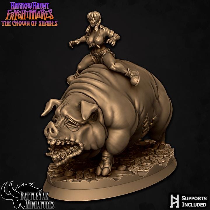 Prized Hog Riders, Farmer's Daughters (4 Variants Available