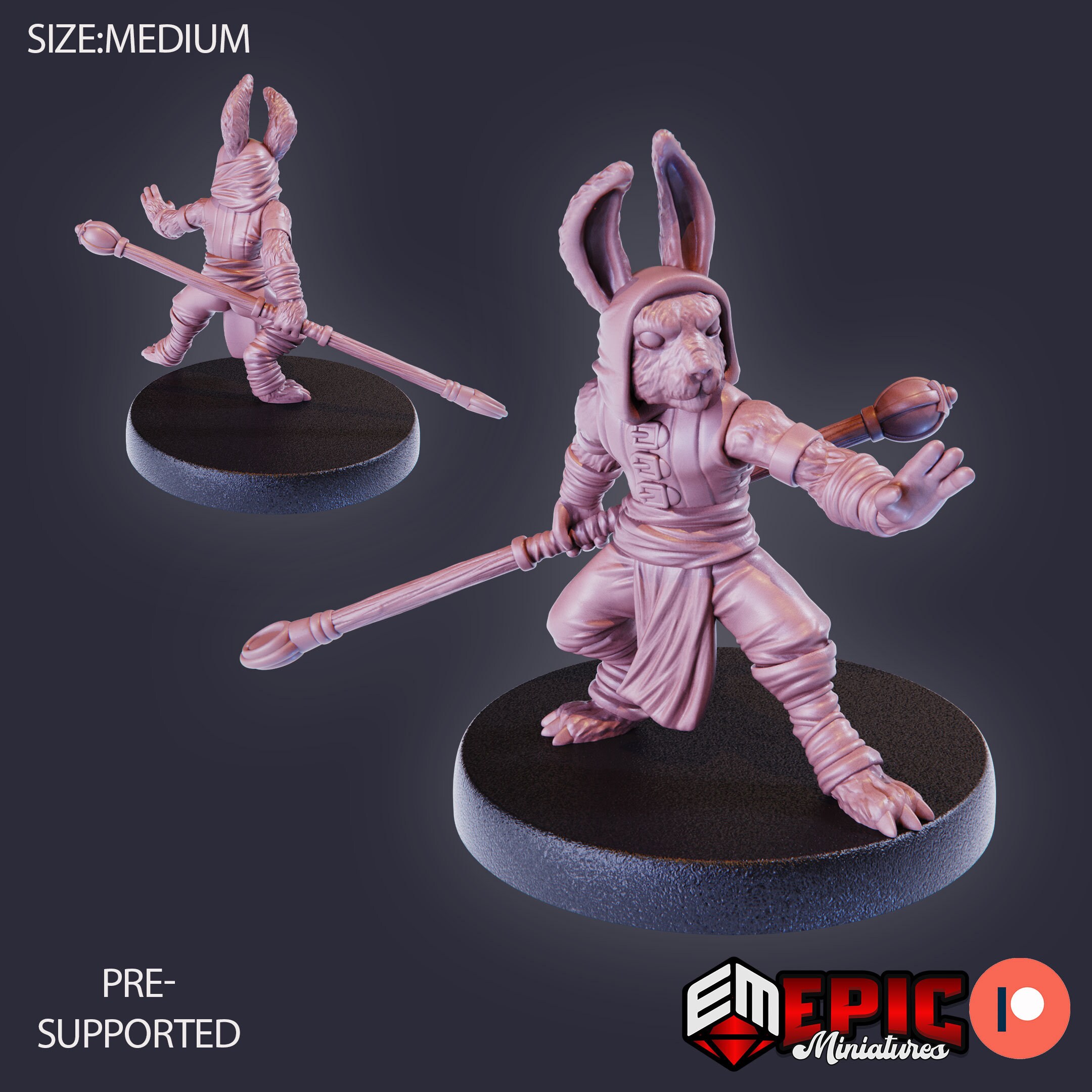 Bunny Folk, Set 2 (8 Variants Available) - Epic Miniatures - Etsy