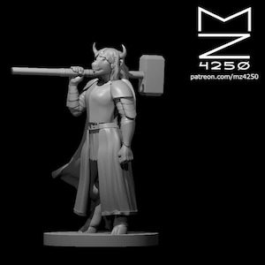 Minotaur Female Cleric - MZ4250