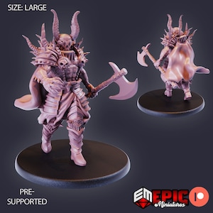 Devil Warlord (3 Variants Available) - Epic Miniatures