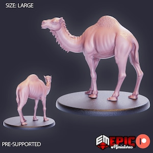 Camel (3 Variants Available) - Epic Miniatures