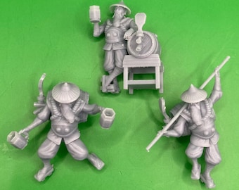 Monk Drunk Master (3 Variants Available) - Epic Miniatures