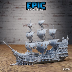 Ghost Ship, Flying Dutchman (2 Variants Available) - Epic Miniatures