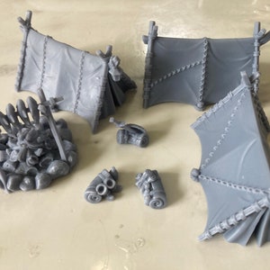 Adventuring Camp Terrain Set - Artisan Guild