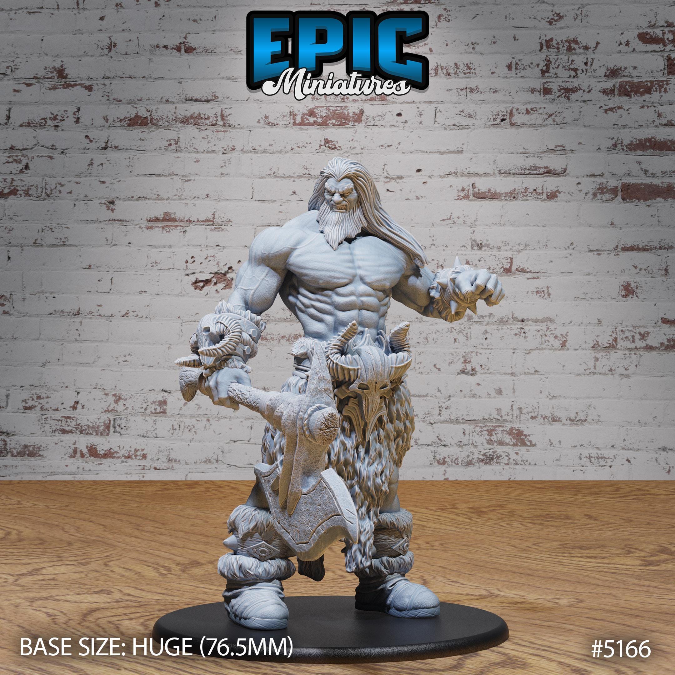 Jotunn Frost Giant (3 Variants Available) - Epic Miniatures - Etsy