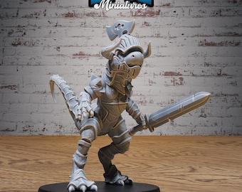 Dino Knight (3 Variants Available) - Epic Miniatures