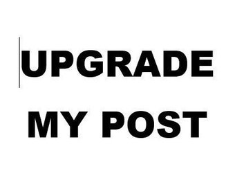 UpGrade My Post