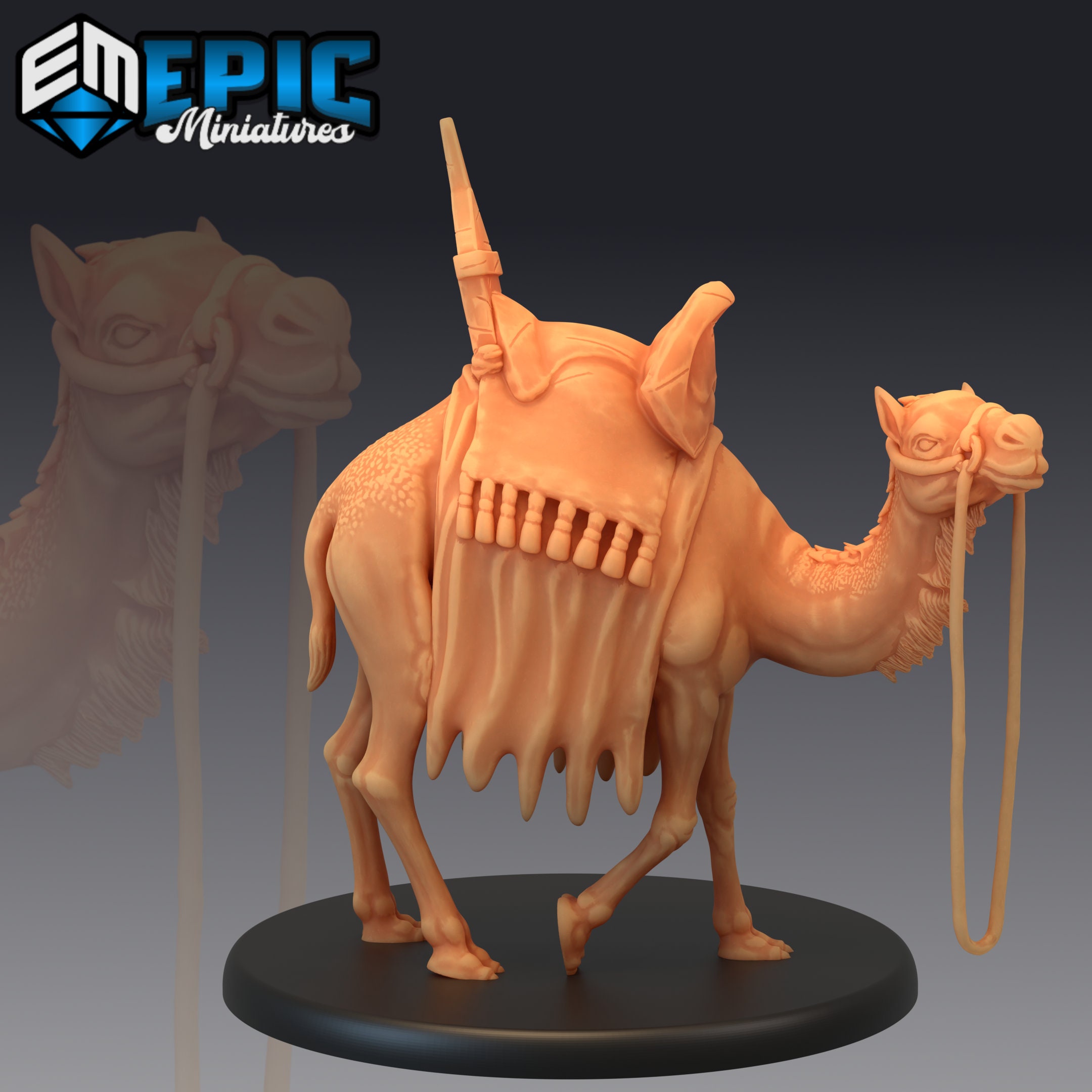 Mini Action Camel Camel (3 Variants Available) - Epic Miniatures - Etsy