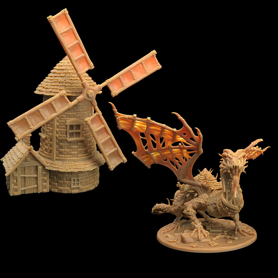 Windmill Mimic Dragon 2 Variants Available Dragon Trapper's Lodge Etsy