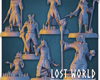 Dragon Cultist (7 Variants Available) - Lost World Miniatures