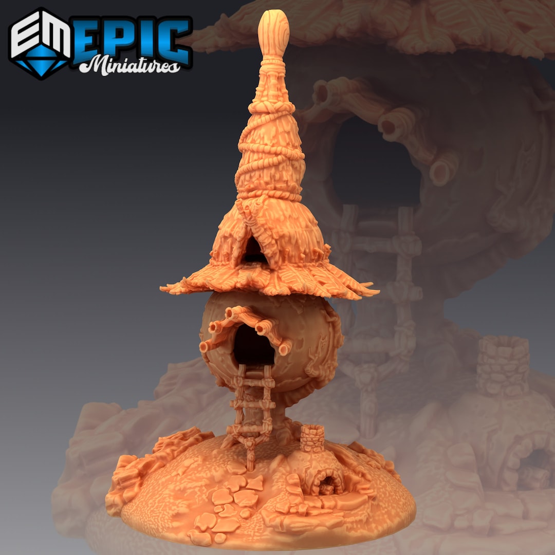 Goblin Village Tree House Epic Miniatures Etsy Goblin Village Tree House Epic Miniatures Etsy
