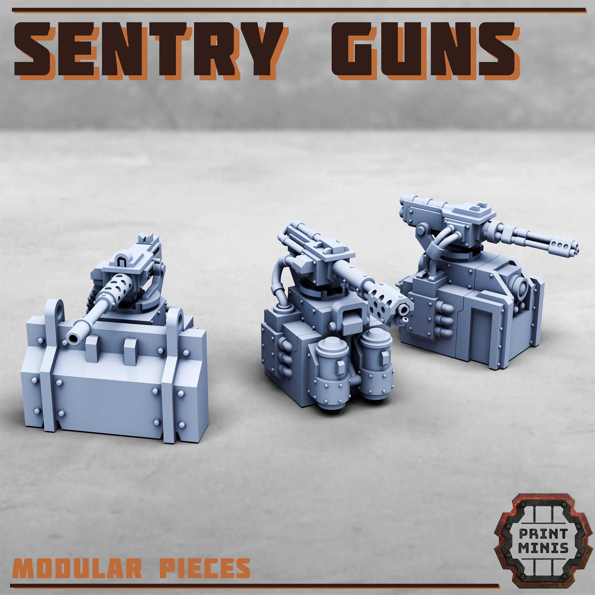 Sentry Guns (3 Variants Available) - Print Minis - Etsy