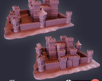 Castle Kingskeep, Playable Terrain Piece - Epic Miniatures