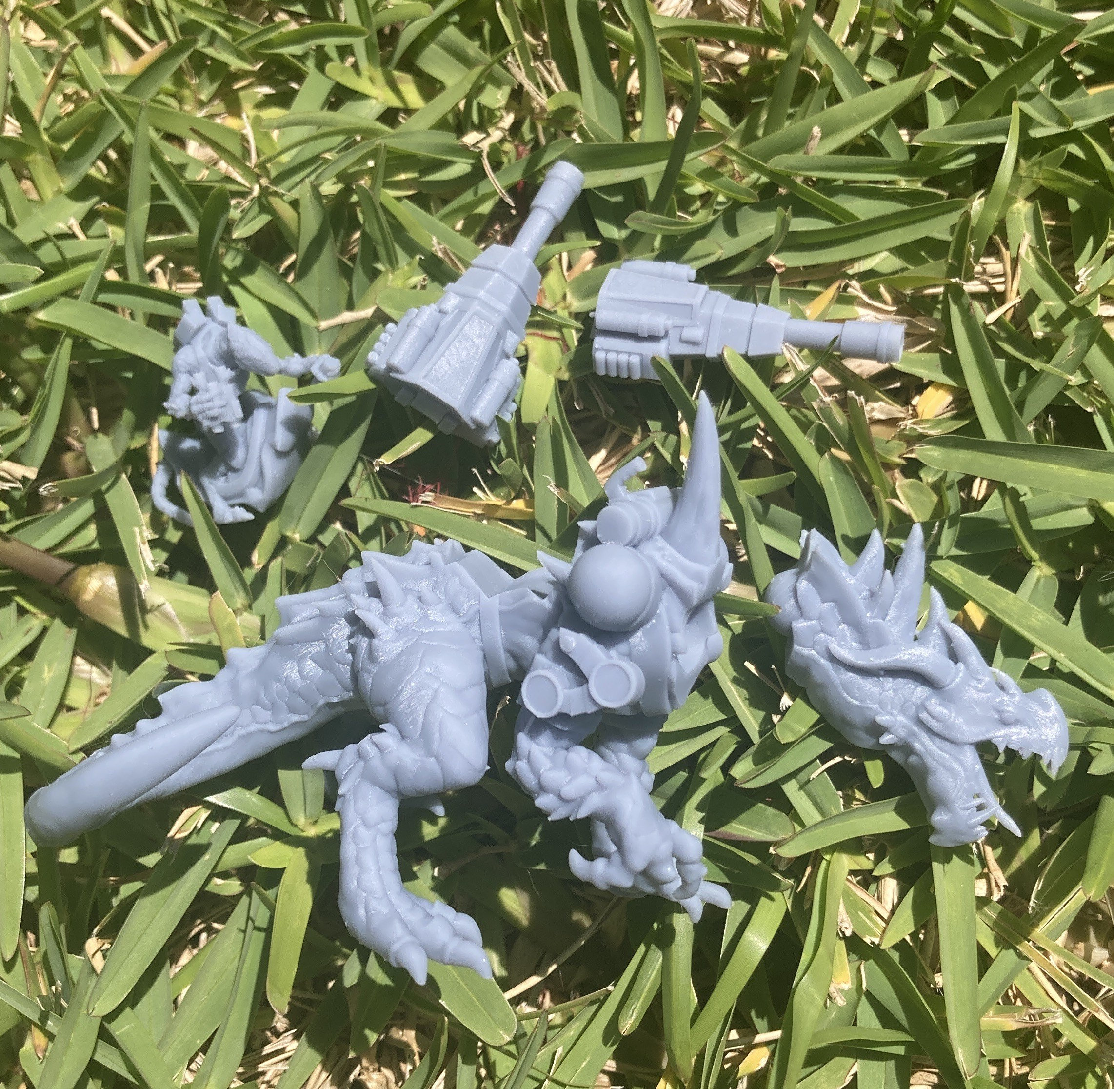 Colossal Lizard and Rider - Velrock - Etsy