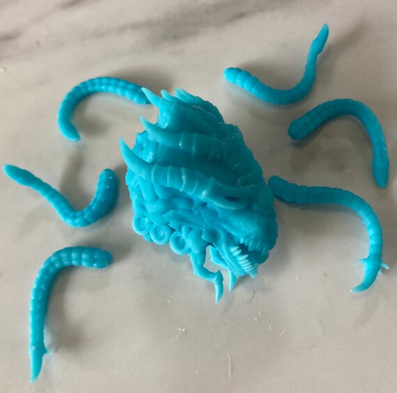 Tentacle Brain Monster (2 Variants) - Velrock - Etsy