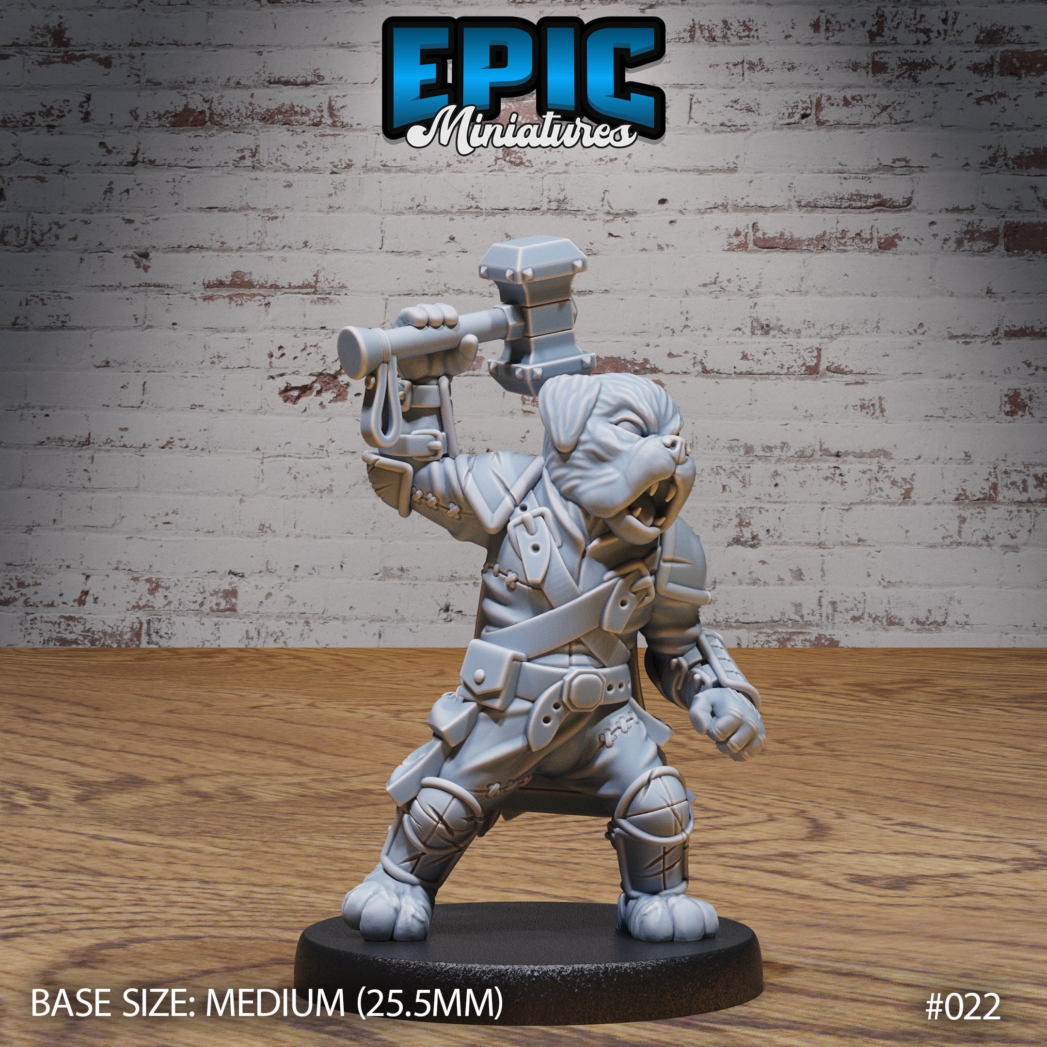 Dog Folk Tribe - Set 4 (4 Variants Available) - Epic Miniatures